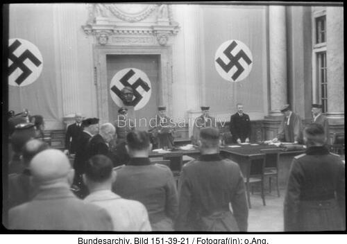 Volksgerichtshof, Reinecke, Freisler, Lautz