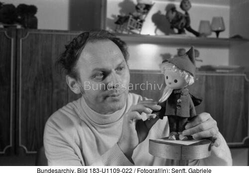 Berlin, Trickfilmstudio, Leiter und Sandmännchen