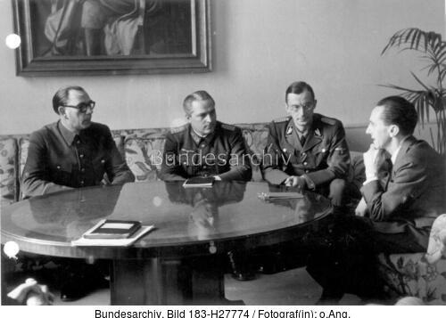 Wlassow und Schilenkow bei Goebbels
