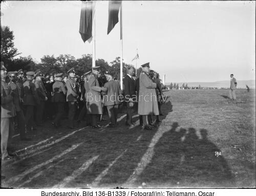 Flugtag Bad Mergentheim, Paul v. Hindenburg, Oskar von Hindenburg