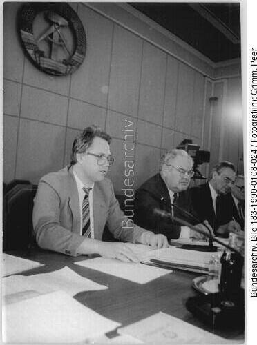 Berlin, Runder Tisch, Peter  Koch, Walter Halbritter