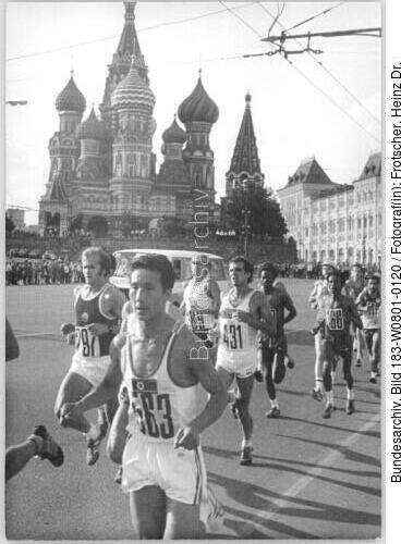 Moskau, XXII. Olympiade, Marathon, Cierpinski, Chun Son Kon,
