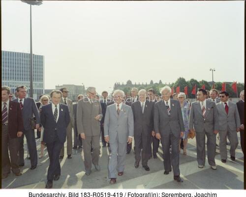 Berlin, IX. SED-Parteitag, Honecker, Suslow, Gierek