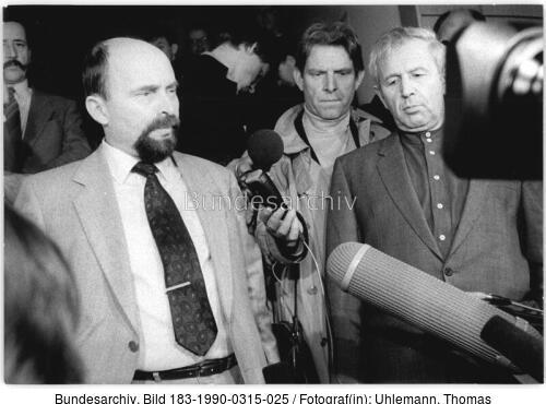 Rainer Eppelmann, Oswald Wutzke (DA)