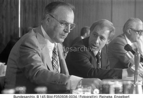 Bonn, Tagung CDU-Bundesausschuss, Kohl, Geißler
