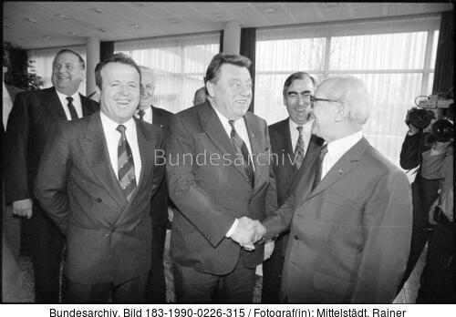 Leipzig, Frühjahrsmesse, Strauß, Honecker