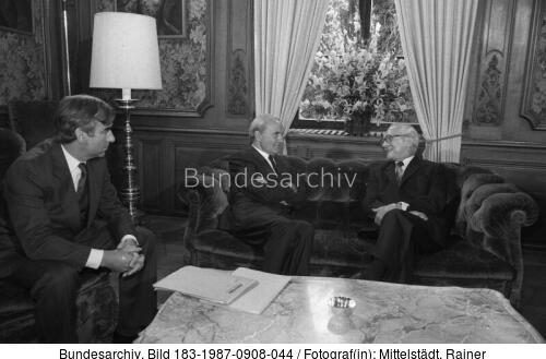 Schloss Gymnich, Honecker-Besuch, Unions-Politiker