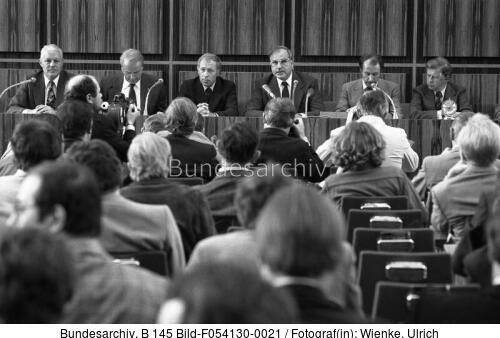 Bonn, Pressekonferenz CDU-Präsidium