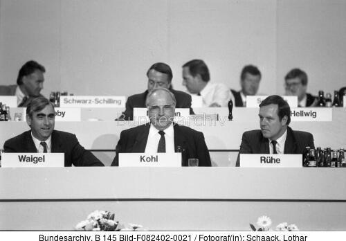 Bremen, CDU-Bundesparteitag, Waigel, Kohl, Rühe