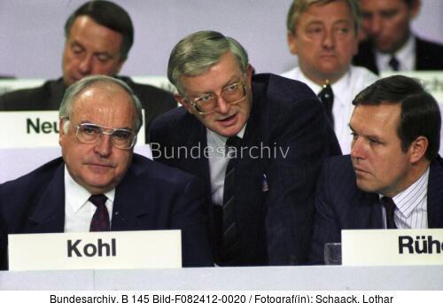 Bremen, CDU-Bundesparteitag, Kohl, Seiters, Rühe