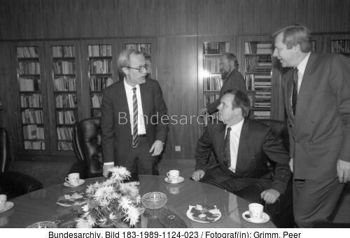 Berlin, Lothar de Maizière, Volker Rühe,