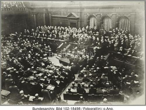 Berlin, Reichstag, Bethmann-Hollweg