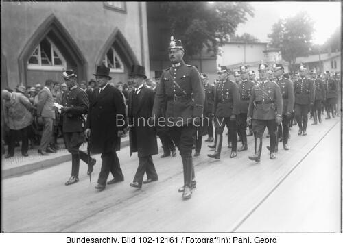 Berlin, Trauerzug für ermordete Polizisten