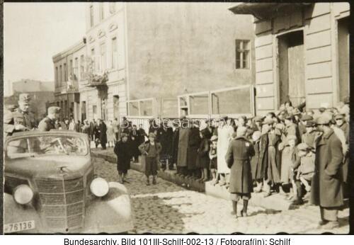 Polen, Ghetto Litzmannstadt, Soldaten und Bewohner