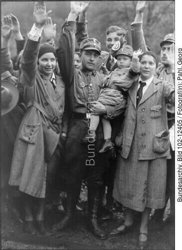 Bad Harzburg, Jubelnde NSDAP-Anhänger