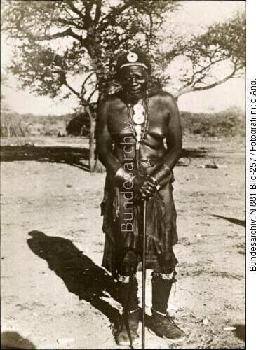 Deutsch-Südwestafrika, Hererohäuptling Kambazembi