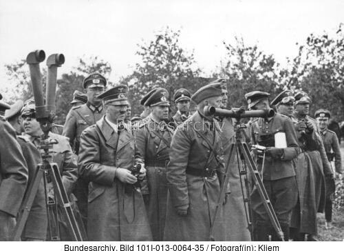 Polen, Bormann, Hitler, Rommel, v. Reichenau