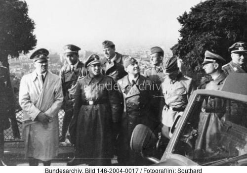 Paris, Besuch Adolf Hitler, Speer, Giesler, Breker