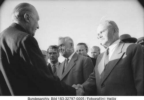 Moskau, Staatsbesuch Konrad Adenauer