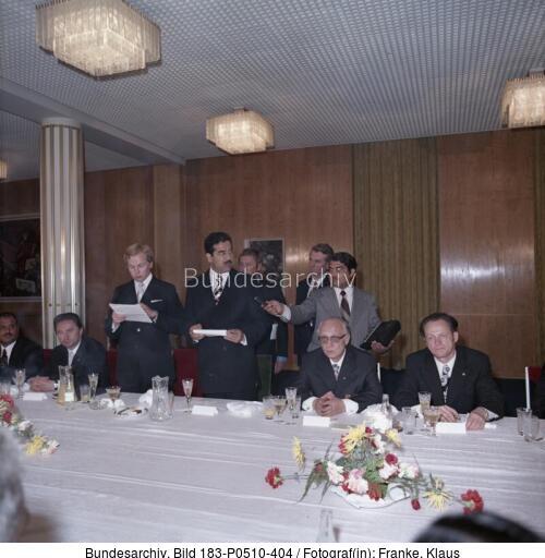 Berlin, Besuch Saddam Hussein
