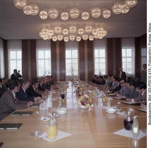 Berlin, offizielle Gespräche DDR-Irak