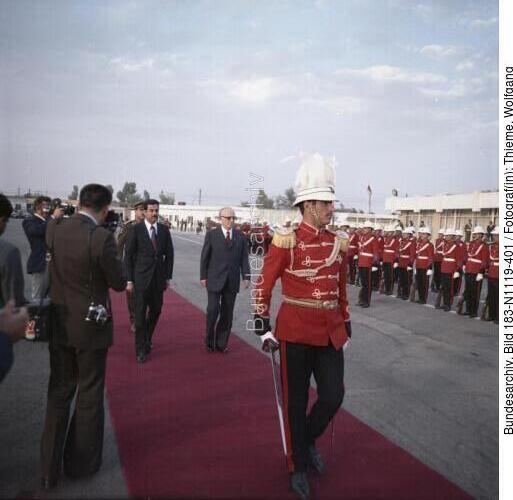 Bagdad, Horst Sindermann und Saddam Hussein