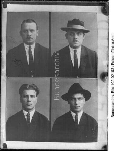 Polizeifotos Hans Grans und Fritz Haarmann