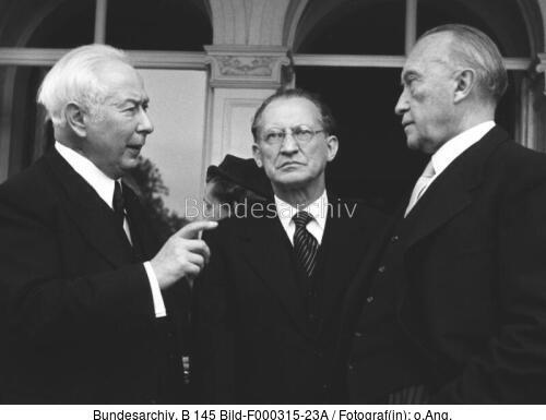 Bonn, Besuch Alcide de Gasperi