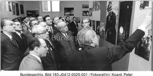 Berlin, sowjetische Foto-Ausstellung, Besucher