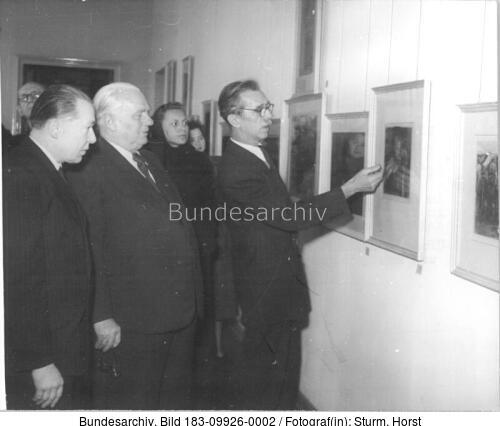 Berlin, Kollwitz-Ausstellung, Pieck, Lingner, Nagel