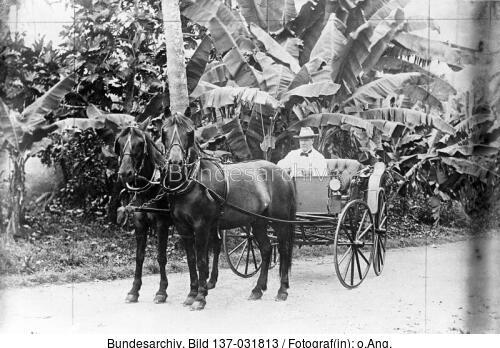 Samoa, Wilhelm Solf in Kutsche