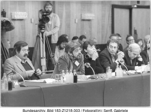 Berlin, Friedensbegegnung, Grass, Becker, Baklanow, Granin