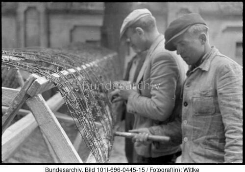 Ostpreußen, Verteidigung, Stachdraht