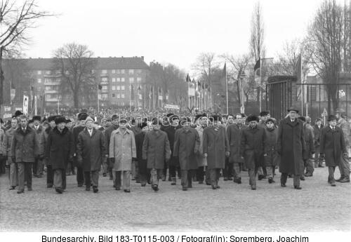 Berlin, Gedenken Liebknecht und Luxemburg