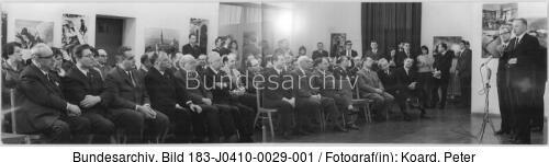 Berlin, sowjetische Foto-Ausstellung, Eröffnung