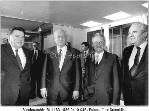 Bonn, Besuch Günter Mittag, Franz Josef Strauß