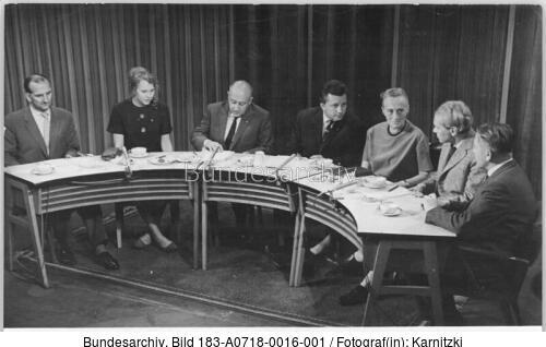 DFF-Mittwochsfernsehgespräch, Teilnehmer