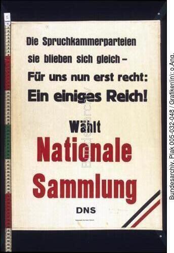 Bundestagswahl, DNS-Wahlplakat