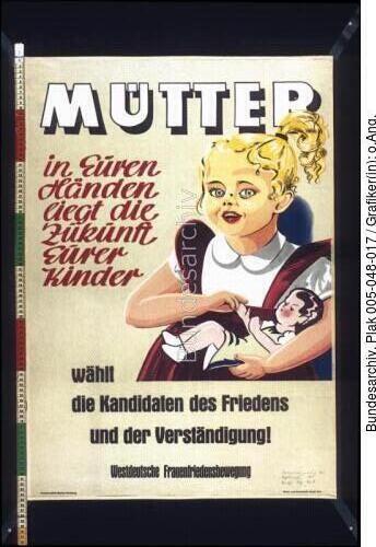 Bundestagwahl, Frauenfriedensbewegung