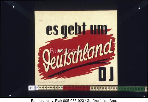 Bundestagswahl, Wahlplakat