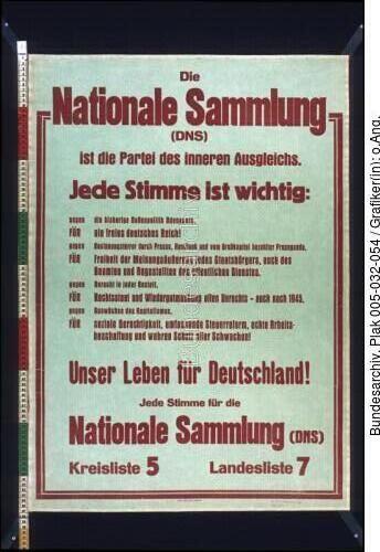Bundestagswahl, DNS-Wahlplakat