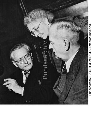 Paul Löbe, Louise Schröder, Kurt Schumacher