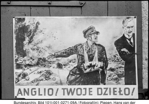 Polen, antienglisches Propagandaplakat