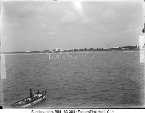 Togo, Lomè, Blick auf die Stadt