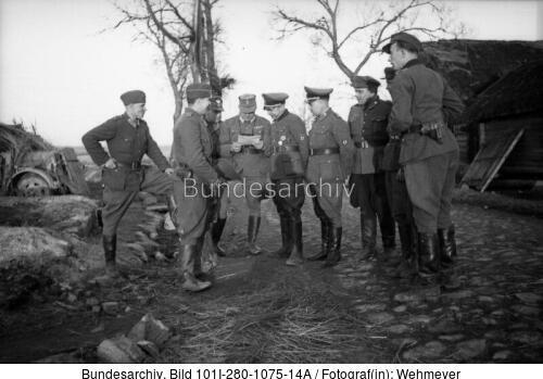 Russland, Brigade Kaminski, Polizeioffiziere