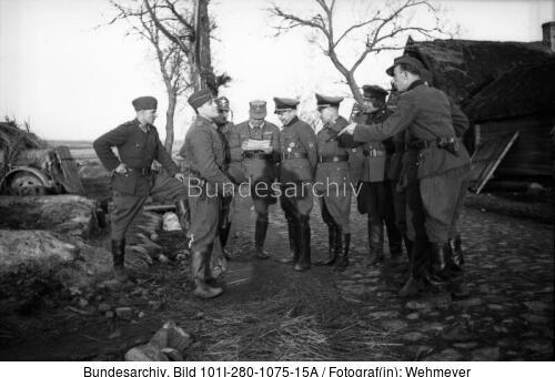 Russland, Brigade Kaminski, Polizeioffiziere