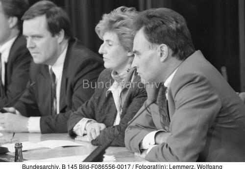Bonn, Pressekonferenz Koalitionsverhandlungen