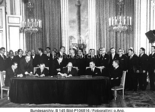Paris, Unterzeichnung des Elysée-Vertrages