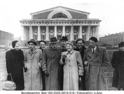 Leningrad, Besuch deutscher Kulturschaffender