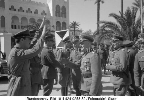 Tripolis, Ankunft DAK, Rommel